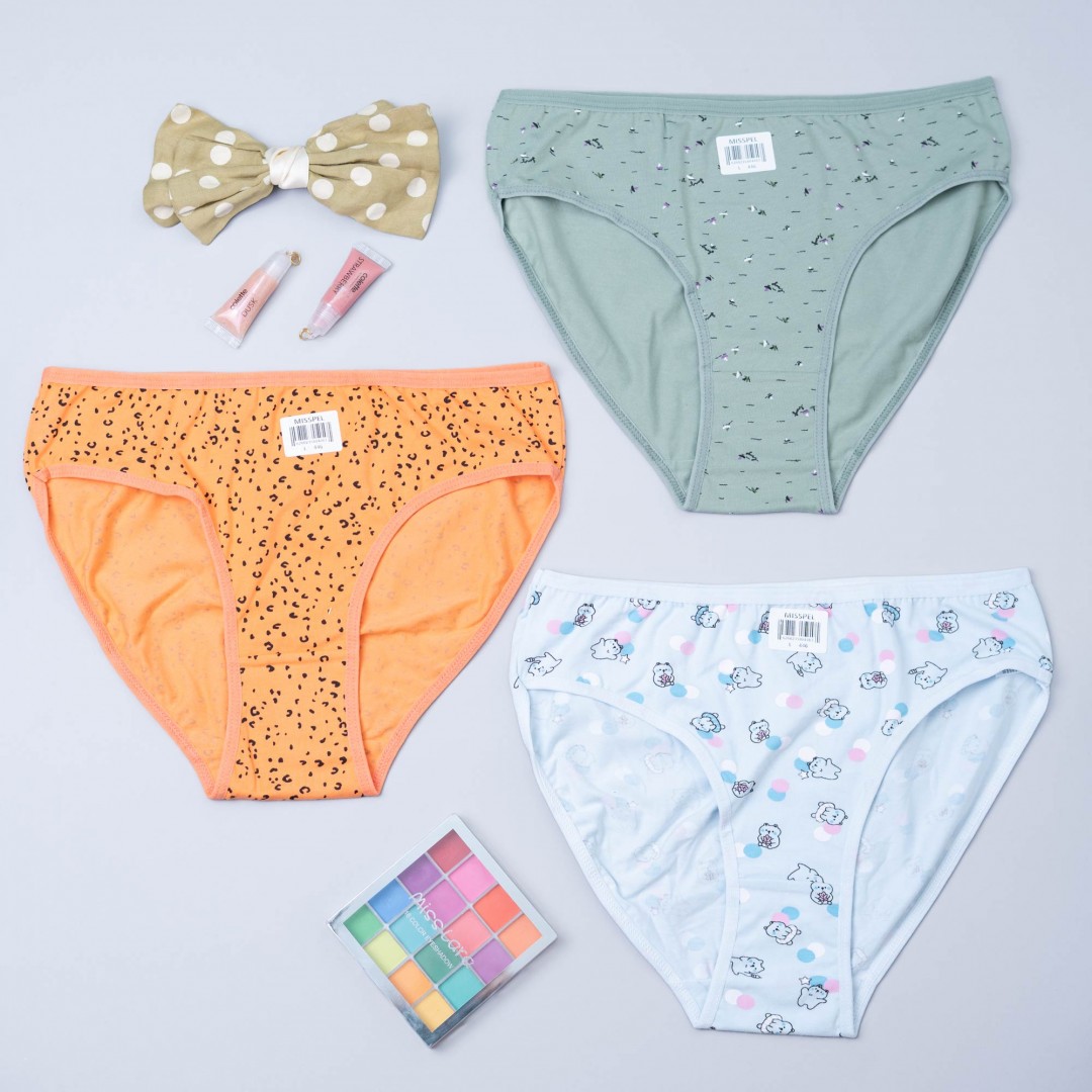 شورت نخی چاپی MISSPEL کد 446