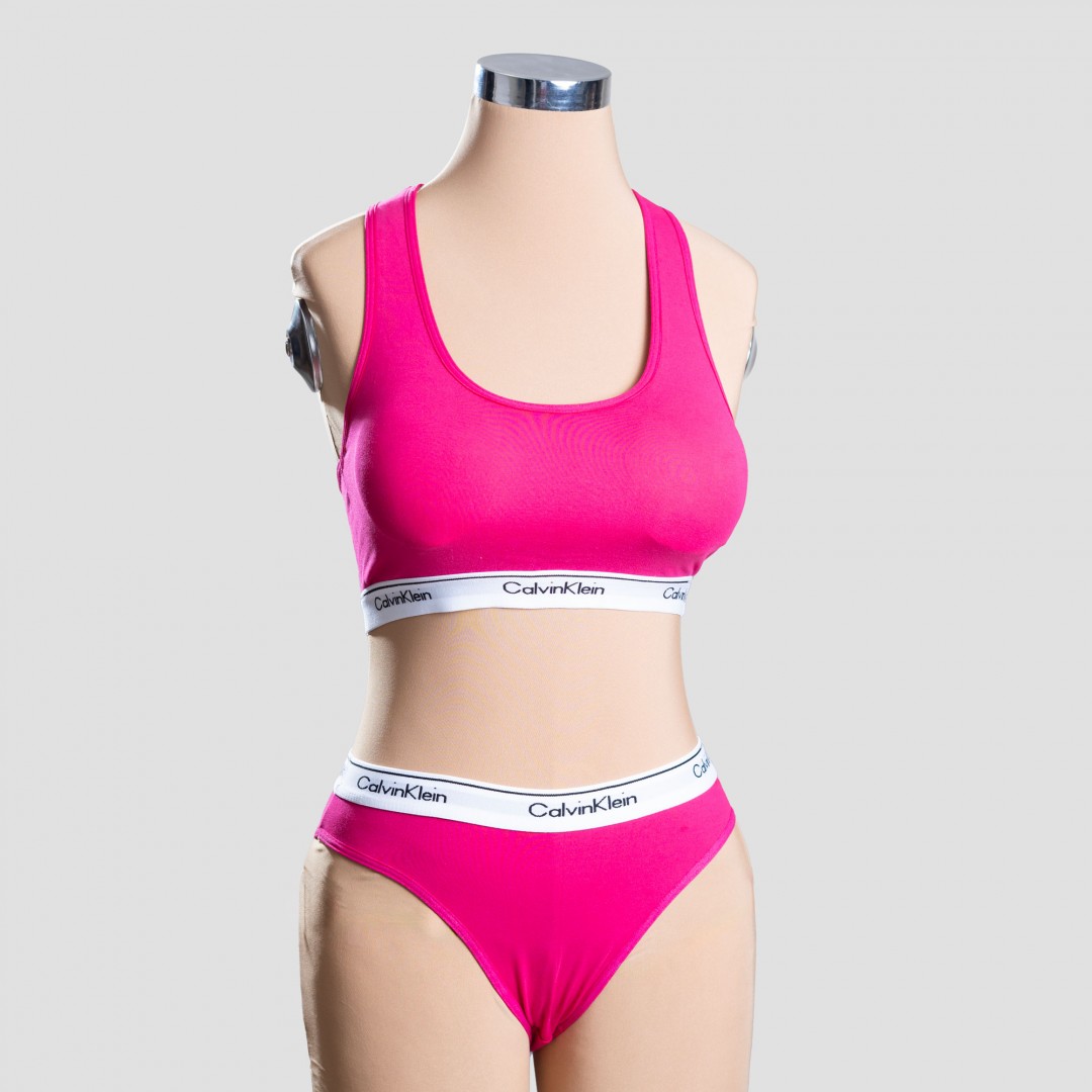 ست نیمتنه و  دبل شورت CALVIN KLEIN برند EMA کد 5800