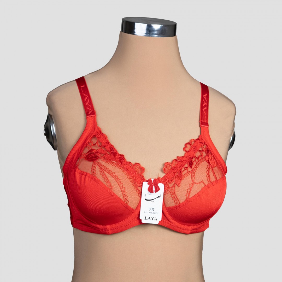 سوتین گیپور طرح گل فنردار لعیا کد 333